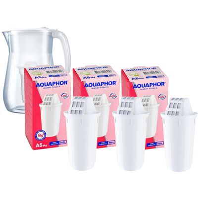 Filtr wkład filtrujący od dzbanka Aquaphor A5 MG MAGNEZOWY 3 szt Filtr wkład filtrujący od dzbanka Aquaphor A5 MG MAGNEZOWY 3 szt