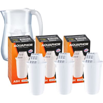 Filtr wkład filtrujący od dzbanka Aquaphor A5H DO TWARDEJ WODY 3 szt Filtr wkład filtrujący od dzbanka Aquaphor A5H DO TWARDEJ WODY 3 szt
