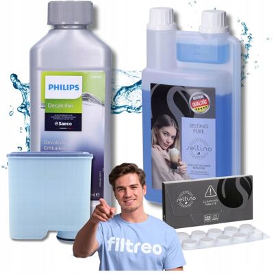 Inny producent Filtr Wody Do Ekspresu Philips Latte Go Zestaw Tabletki Szczotka Inny producent Filtr Wody Do Ekspresu Philips Latte Go Zestaw Tabletki Szczotka