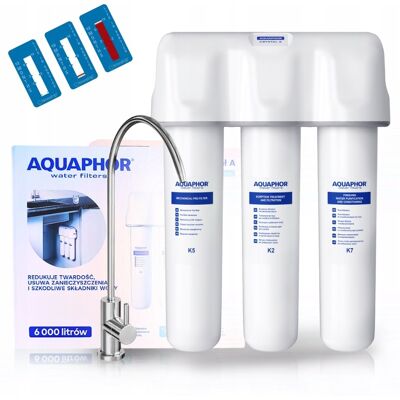 Filtr wody kuchenny Aquaphor Kryształ A pod zlew z nową wylewką Filtr wody kuchenny Aquaphor Kryształ A pod zlew z nową wylewką