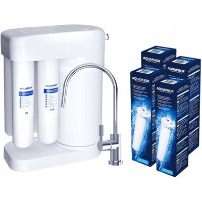 Filtr wody odwróconej osmozy Aquaphor Morion RO101S, 4 wymienne wkłady Filtr wody odwróconej osmozy Aquaphor Morion RO101S, 4 wymienne wkłady