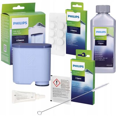 Inny producent Kompletny Zestaw Do Oczyszczenia Ekspresu Philips Saeco Filtr Tabletki Inny producent Kompletny Zestaw Do Oczyszczenia Ekspresu Philips Saeco Filtr Tabletki
