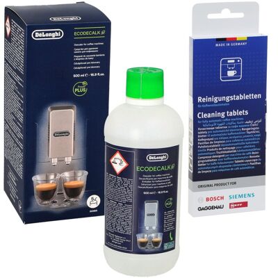 Odkamieniacz Delonghi 500ml + Tabletki Czyszczące Oryginał Odkamieniacz Delonghi 500ml + Tabletki Czyszczące Oryginał