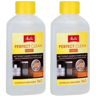 Płyn Czyszczący Melitta Perfect Clean, 2 Szt. - 250 Ml Do Ekspresu System Mleczny Konserwacja Czyszczenie Mleka Płyn Czyszczący Melitta Perfect Clean, 2 Szt. - 250 Ml Do Ekspresu System Mleczny Konserwacja Czyszczenie Mleka