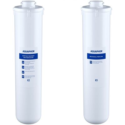Zestaw 2 wkładów filtrujących Aquaphor K2, K5 Zestaw 2 wkładów filtrujących Aquaphor K2, K5