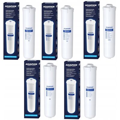 Zestaw 5 wkładów filtrów AQUAPHOR RO-101S Morion filtr na rok 2xK5+2xK2+K7M Zestaw 5 wkładów filtrów AQUAPHOR RO-101S Morion filtr na rok 2xK5+2xK2+K7M