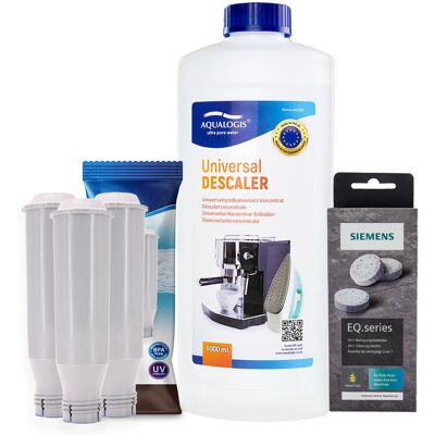 Zestaw Bosch - AL-TES46 3szt, Uniwersalny Odkamieniacz Aqualogis 1L, Siemens TZ80001 Tabletki Czyszczące Zestaw Bosch - AL-TES46 3szt, Uniwersalny Odkamieniacz Aqualogis 1L, Siemens TZ80001 Tabletki Czyszczące