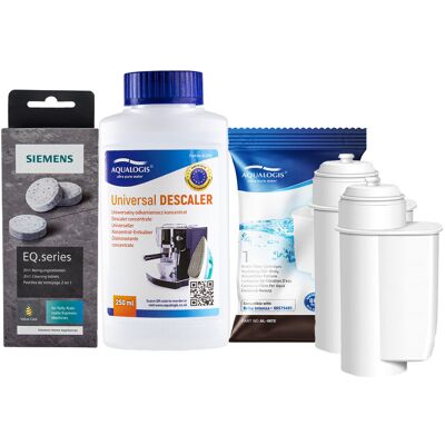 Aqualogis Zestaw Bosch - Filtr Al-Inte 2szt, Uniwersalny Odkamieniacz 250ml, Siemens TZ80001 Tabletki Czyszczące Aqualogis Zestaw Bosch - Filtr Al-Inte 2szt, Uniwersalny Odkamieniacz 250ml, Siemens TZ80001 Tabletki Czyszczące