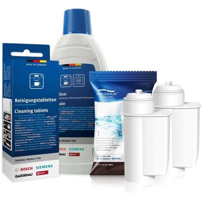 Zestaw Bosch, Filtr Aqualogis Al-Inte 2Szt, Siemens Tabletki Tz80001, Bosch Odkamieniacz 311968 500Ml Zestaw Bosch, Filtr Aqualogis Al-Inte 2Szt, Siemens Tabletki Tz80001, Bosch Odkamieniacz 311968 500Ml