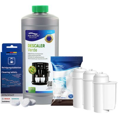 Zestaw Bosch, Filtr Aqualogis Al-Inte 3Szt, Siemens Tabletki Tz80001, Aqualogis Verde 1L Zestaw Bosch, Filtr Aqualogis Al-Inte 3Szt, Siemens Tabletki Tz80001, Aqualogis Verde 1L