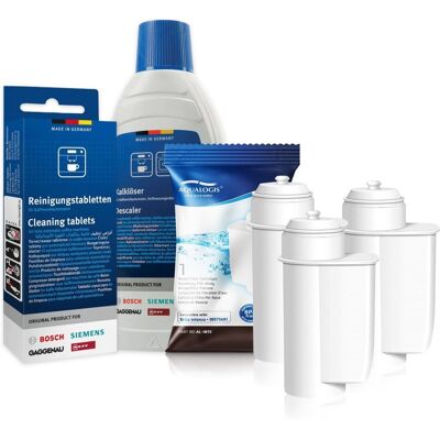 Zestaw Bosch, Filtr Aqualogis Al-Inte 3Szt, Siemens Tabletki Tz80001, Bosch Odkamieniacz 311968 500Ml Zestaw Bosch, Filtr Aqualogis Al-Inte 3Szt, Siemens Tabletki Tz80001, Bosch Odkamieniacz 311968 500Ml