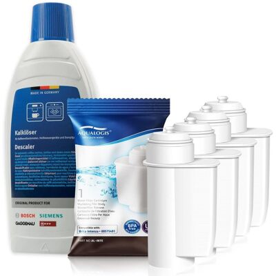 Zestaw Bosch, Filtr Aqualogis Al-Inte 4Szt, Bosch Odkamieniacz 311968 500Ml Zestaw Bosch, Filtr Aqualogis Al-Inte 4Szt, Bosch Odkamieniacz 311968 500Ml