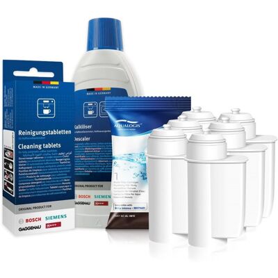 Zestaw Bosch, Filtr Aqualogis Al-Inte 6Szt, Siemens Tabletki Tz80001, Bosch Odkamieniacz 311968 500Ml Zestaw Bosch, Filtr Aqualogis Al-Inte 6Szt, Siemens Tabletki Tz80001, Bosch Odkamieniacz 311968 500Ml