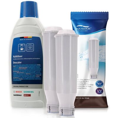 Zestaw Bosch, Filtr Aqualogis Al-Tes46 2 Szt, Odkamieniacz Bosch 311968 500Ml Zestaw Bosch, Filtr Aqualogis Al-Tes46 2 Szt, Odkamieniacz Bosch 311968 500Ml