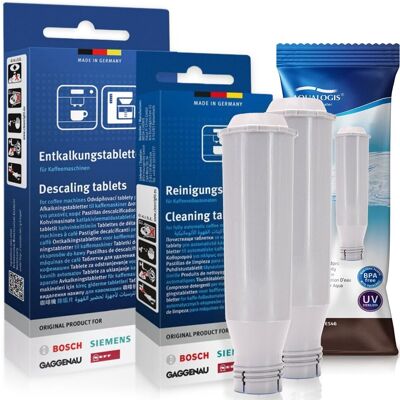 Zestaw Bosch, Filtr Aqualogis Al-Tes46 2 Szt, Tabletki Odkamieniające - Siemens Siemens 311864 - 3Szt, Tabletki Czyszczęce Siemens Tz80001 Zestaw Bosch, Filtr Aqualogis Al-Tes46 2 Szt, Tabletki Odkamieniające - Siemens Siemens 311864 - 3Szt, Tabletki Czyszczęce Siemens Tz80001