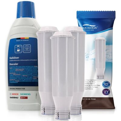 Zestaw Bosch, Filtr Aqualogis Al-Tes46 3 Szt, Odkamieniacz Bosch 311968 500Ml Zestaw Bosch, Filtr Aqualogis Al-Tes46 3 Szt, Odkamieniacz Bosch 311968 500Ml