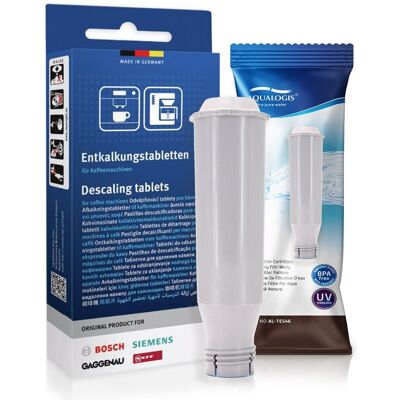 Zestaw Bosch, Filtr Aqualogis Al-Tes46, Tabletki Odkamieniające - Siemens 311864 - 3Szt Zestaw Bosch, Filtr Aqualogis Al-Tes46, Tabletki Odkamieniające - Siemens 311864 - 3Szt