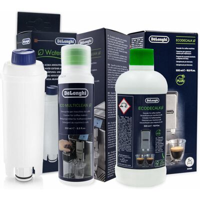 Aqualogis Zestaw Do Delonghi, Filtr DLSC002, Płyn SER3013 250 ml, Delonghi EcoDecalk 500ml Aqualogis Zestaw Do Delonghi, Filtr DLSC002, Płyn SER3013 250 ml, Delonghi EcoDecalk 500ml