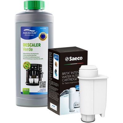 Aqualogis Zestaw do Ekspresu Philips Saeco Filtr Philips Intenza+ CA6702, Verde 500ml Aqualogis Zestaw do Ekspresu Philips Saeco Filtr Philips Intenza+ CA6702, Verde 500ml