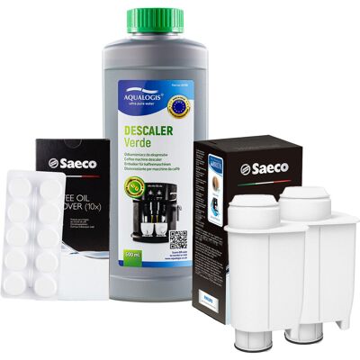 Aqualogis Zestaw do Ekspresu Philips Saeco Intenza+ Filtr Philips CA6702 2szt, Verde 500ml, Tabletki Czyszczące CA6704/60 Aqualogis Zestaw do Ekspresu Philips Saeco Intenza+ Filtr Philips CA6702 2szt, Verde 500ml, Tabletki Czyszczące CA6704/60