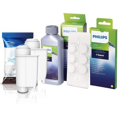 Aqualogis Zestaw Do Saeco Philips, Al-Inte+ 2 Szt, Tabletki Czyszczące Ca6704/10, Odkamieniacz Ca6700/00 250ml Aqualogis Zestaw Do Saeco Philips, Al-Inte+ 2 Szt, Tabletki Czyszczące Ca6704/10, Odkamieniacz Ca6700/00 250ml