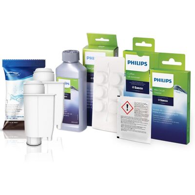Aqualogis Zestaw Do Saeco Philips, AL-Inte+ 2 szt, Tabletki Czyszczące CA6704/10, Odkamieniacz CA6700/00 250ml, Środek do Obiegu Mleka CA6705/60 Aqualogis Zestaw Do Saeco Philips, AL-Inte+ 2 szt, Tabletki Czyszczące CA6704/10, Odkamieniacz CA6700/00 250ml, Środek do Obiegu Mleka CA6705/60