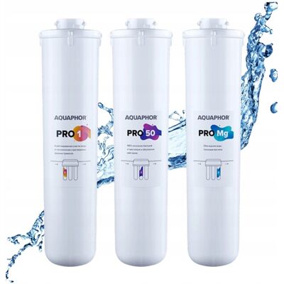 Zestaw filtrów do filtra wody Aquaphor Osmo Pro 50, Pro 1 Pro M, Pro 50 Zestaw filtrów do filtra wody Aquaphor Osmo Pro 50, Pro 1 Pro M, Pro 50
