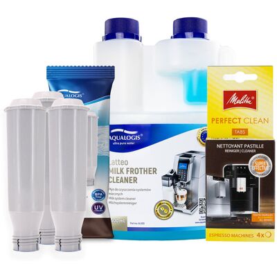 Aqualogis Zestaw Melitta - AL-TES46 3szt, Latteo 500ml, MELITTA Perfect Clean Tabletki czyszczące Aqualogis Zestaw Melitta - AL-TES46 3szt, Latteo 500ml, MELITTA Perfect Clean Tabletki czyszczące