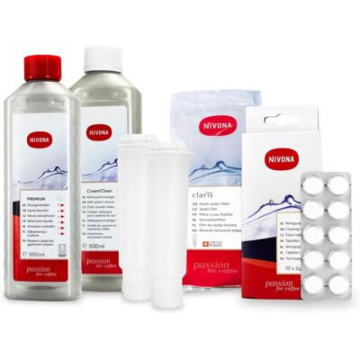 Aqualogis Zestaw NIVONA Filtr NIRF700 NIRF701 2 szt, NICC705 CramClean, NIRK703 Odkamieniacz 500ml, NIRT701 Tabletki Czyszczące 10szt Aqualogis Zestaw NIVONA Filtr NIRF700 NIRF701 2 szt, NICC705 CramClean, NIRK703 Odkamieniacz 500ml, NIRT701 Tabletki Czyszczące 10szt