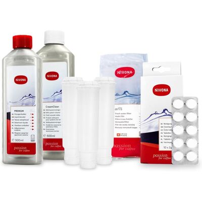 Aqualogis Zestaw NIVONA Filtr NIRF700 NIRF701 3szt, NICC705 CramClean, NIRK703 Odkamieniacz 500ml, NIRT701 Tabletki Czyszczące 10szt Aqualogis Zestaw NIVONA Filtr NIRF700 NIRF701 3szt, NICC705 CramClean, NIRK703 Odkamieniacz 500ml, NIRT701 Tabletki Czyszczące 10szt