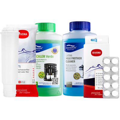 Aqualogis Zestaw NIVONA, NIRT701 Tabletki Czyszczące 10szt, Filtr NIRF700 NIRF701 Latteo 250ml, Verde 250ml Aqualogis Zestaw NIVONA, NIRT701 Tabletki Czyszczące 10szt, Filtr NIRF700 NIRF701 Latteo 250ml, Verde 250ml