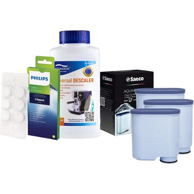 Aqualogis Zestaw Philips - Filtr Philips Aquaclean CA6903 3szt, Uniwersalny Odkamieniacz 250ml, Philips CA6704/10 Tabletki Czyszczące Aqualogis Zestaw Philips - Filtr Philips Aquaclean CA6903 3szt, Uniwersalny Odkamieniacz 250ml, Philips CA6704/10 Tabletki Czyszczące