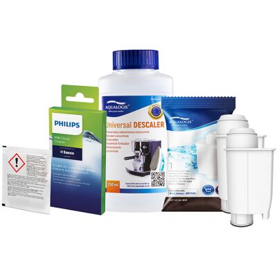 Aqualogis Zestaw PHILIPS SAECO - AL-Inte+ 2 szt , UniDec 250 ml, Milk Circut Cleaner CA6705 Aqualogis Zestaw PHILIPS SAECO - AL-Inte+ 2 szt , UniDec 250 ml, Milk Circut Cleaner CA6705