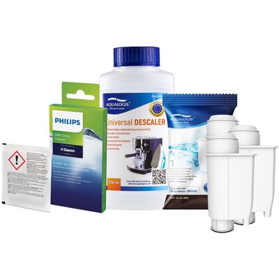 Aqualogis Zestaw PHILIPS SAECO - AL-Inte+ 3 szt , UniDec 250 ml, Milk Circut Cleaner CA6705 Aqualogis Zestaw PHILIPS SAECO - AL-Inte+ 3 szt , UniDec 250 ml, Milk Circut Cleaner CA6705