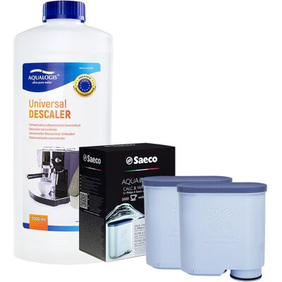 Aqualogis Zestaw Philips Saeco - Filtr Philips Aquaclean CA6903 2szt, Uniwersalny Odkamieniacz 1L Aqualogis Zestaw Philips Saeco - Filtr Philips Aquaclean CA6903 2szt, Uniwersalny Odkamieniacz 1L