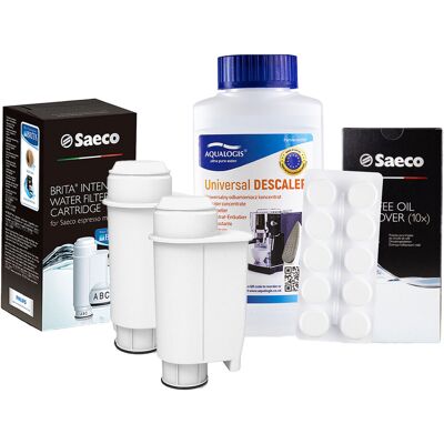 Aqualogis Zestaw PHILIPS SAECO INTENZA+ - Filtr CA6702 2 szt., UniDec 250 ml, CA6704/60 Aqualogis Zestaw PHILIPS SAECO INTENZA+ - Filtr CA6702 2 szt., UniDec 250 ml, CA6704/60