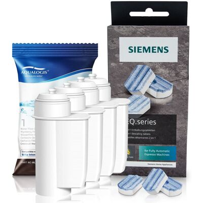 Zestaw Siemens, Filtr Aqualogis Al-Inte 4Szt, Siemens Odkamieniacz Tz80002 Zestaw Siemens, Filtr Aqualogis Al-Inte 4Szt, Siemens Odkamieniacz Tz80002