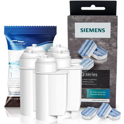 Zestaw Siemens, Filtr Aqualogis Al-Inte 5Szt, Siemens Odkamieniacz Tz80002 Zestaw Siemens, Filtr Aqualogis Al-Inte 5Szt, Siemens Odkamieniacz Tz80002