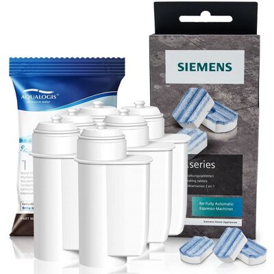Zestaw Siemens, Filtr Aqualogis Al-Inte 6Szt, Siemens Odkamieniacz Tz80002 Zestaw Siemens, Filtr Aqualogis Al-Inte 6Szt, Siemens Odkamieniacz Tz80002