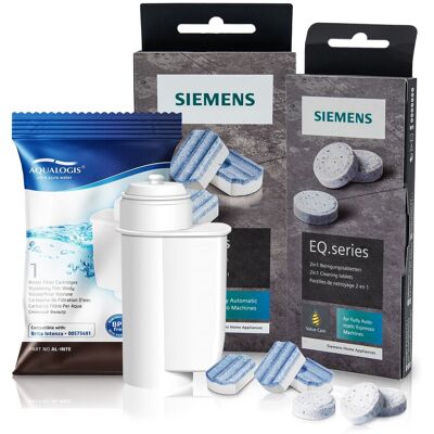 Zestaw Siemens, Filtr Aqualogis AL-Inte, Siemens Odkamieniacz TZ80002, Siemens Tabletki TZ80001 Zestaw Siemens, Filtr Aqualogis AL-Inte, Siemens Odkamieniacz TZ80002, Siemens Tabletki TZ80001