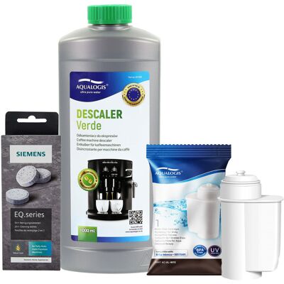 Zestaw Siemens, Filtr Aqualogis AL-Inte, Siemens Tabletki TZ80001, Verde 1L Zestaw Siemens, Filtr Aqualogis AL-Inte, Siemens Tabletki TZ80001, Verde 1L