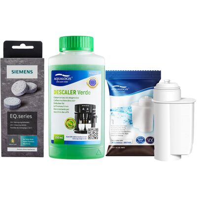 Zestaw Siemens, Filtr Aqualogis AL-Inte, Siemens Tabletki TZ80001, Verde 250ml Zestaw Siemens, Filtr Aqualogis AL-Inte, Siemens Tabletki TZ80001, Verde 250ml