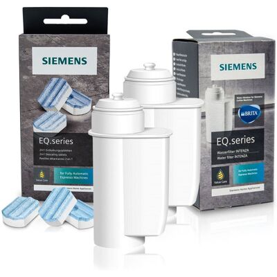Aqualogis Zestaw Siemens, Filtr Intenza TZ70003 2 szt, Tabletki Odkamieniające TZ80002 Aqualogis Zestaw Siemens, Filtr Intenza TZ70003 2 szt, Tabletki Odkamieniające TZ80002