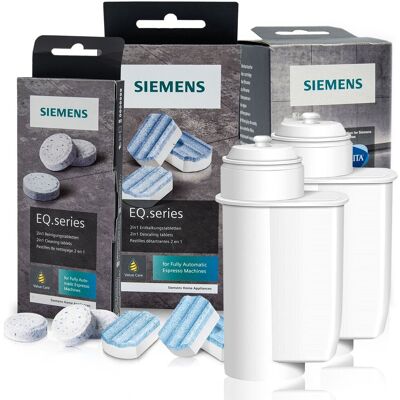 Aqualogis Zestaw Siemens, Intenza Tz70003 2 Szt, Tabletki Czyszczęce Tz80001, Tabletki Odkamieniające Tz80002 Aqualogis Zestaw Siemens, Intenza Tz70003 2 Szt, Tabletki Czyszczęce Tz80001, Tabletki Odkamieniające Tz80002