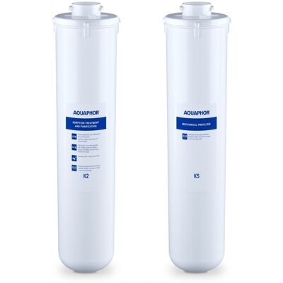 Aquaphor Zestaw wkładów K5, K2, do RO-101S Morion Aquaphor Zestaw wkładów K5, K2, do RO-101S Morion