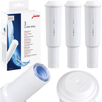 Filtr Wkład Do Wody Do Ekspresu Jura Claris White - 3 Szt. Filtr Wkład Do Wody Do Ekspresu Jura Claris White - 3 Szt.