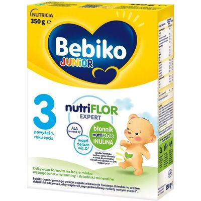 BEBIKO (Nutricia) Bebiko Junior 3r Odżywcza Formuła Na Bazie Mleka Dla Dzieci Powyżej 1. Roku Życia, 600g BEBIKO (Nutricia) Bebiko Junior 3r Odżywcza Formuła Na Bazie Mleka Dla Dzieci Powyżej 1. Roku Życia, 600g