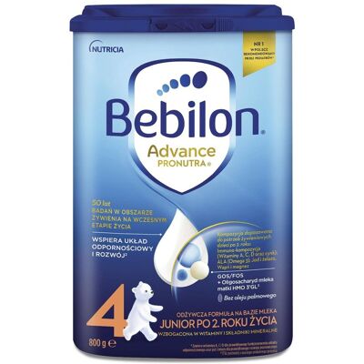 Nutricia Bebilon, Mleko, Junior 4, 800 g, 18m+ Nutricia Bebilon, Mleko, Junior 4, 800 g, 18m+