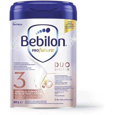 Nutricia Bebilon Profutura 3 Mleko Modyfikowane, 800g, 12m+ Nutricia Bebilon Profutura 3 Mleko Modyfikowane, 800g, 12m+