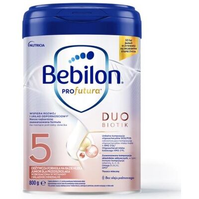 BEBILON (Nutricia) BEBILON PROFUTURA 5 DUOBIOTIK MLEKO DLA PRZEDSZKOLAKA, 800G BEBILON (Nutricia) BEBILON PROFUTURA 5 DUOBIOTIK MLEKO DLA PRZEDSZKOLAKA, 800G